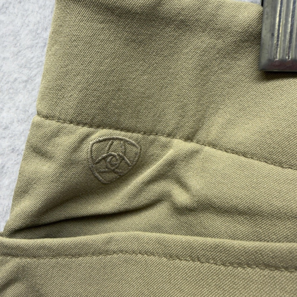 Ariat Pro Series Breeches Womens 30x27 Beige Riding Khakis Stretch Equestrian - Picture 2 of 9